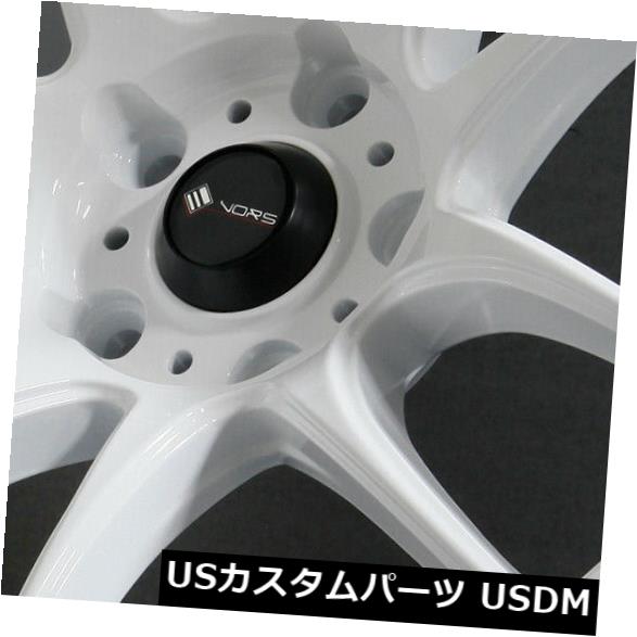 海外輸入ホイール 17x8 White Wheels Vors TR4 5x110 35（4個セット） 17x8 White Wheels Vors TR4 5x110 35 (Set of 4) 【並行輸入品】