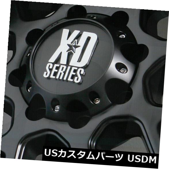 海外輸入ホイール 16x7サテンブラックホイールXD XD820グレネード5x130 42（4個セット） 16x7 Satin Black Wheels XD XD820 Grenade 5x130 42 (Set of 4) 【並行輸入品】