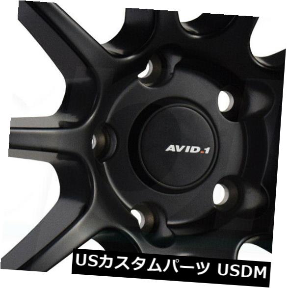 海外輸入ホイール 18x9.5ブラックホイールAVID1 AV27 5x114.3 38(4個セット) 18x9.5 Black Wheels AVID1 AV27 5x114.3 38 (Set of 4) 【並行輸入品】|カスタムパーツ WORLD倉庫