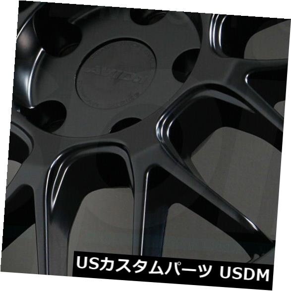 海外輸入ホイール 18x8.5ブラックホイールAVID1 AV34 5x114.3 35（4個セット） 18x8.5 Black Wheels AVID1 AV34 5x114.3 35 (Set of 4) 【並行輸入品】