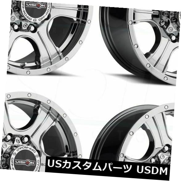 海外輸入ホイール x9ファントムクロームホイールビジョン396アサシン8x6 5 8x165 1 12 4個セット x9 Phantom Chrome Wheels Vision 396 Assassin 8x6 5 8x165 1 12 Set Of 4 Islandfavours Com