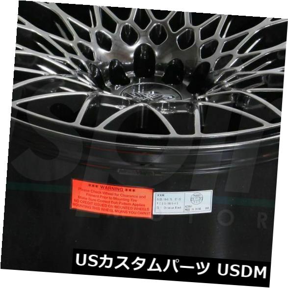 海外輸入ホイール 18x8.75クロムブラックホイールXXR 553 5x100 / 5x114.3 22（4個セット） 18x8.75 Chromium Black Wheels XXR 553 5x100/5x114.3 22 (Set of 4) 【並行輸入品】