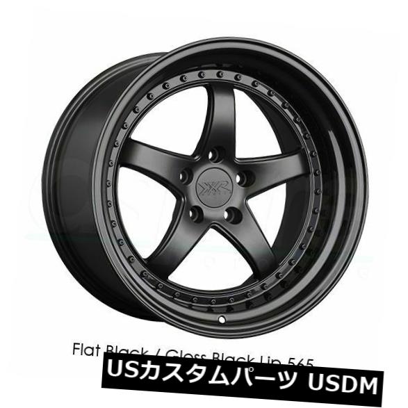 海外輸入ホイール 18x8 5 18x9 5フラットブラックグロスブラックリップホイールxxr 565 5x114 3 35 38 4個セット 18x8 5 18x9 5 Flat Black Gloss Black Lip Wheels Xxr 565 5x114 3 35 38 Set Of 4 Av Drop Com