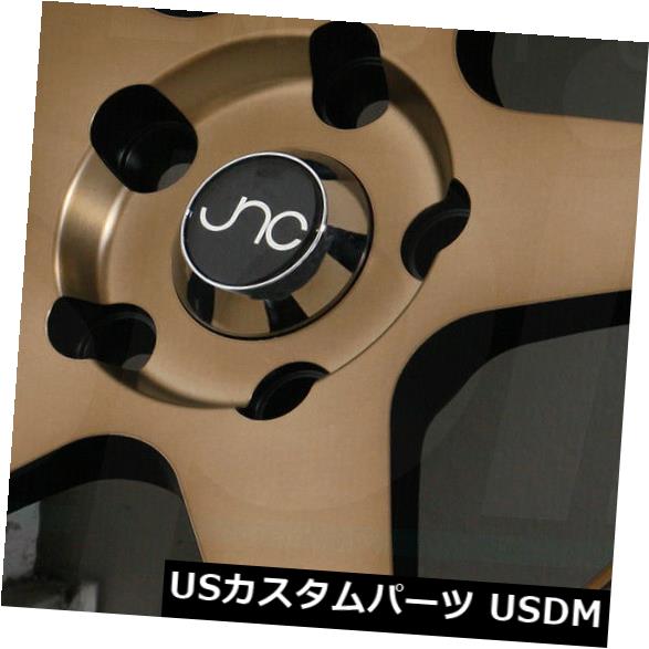 海外輸入ホイール 17x9マットブロンズブラックリップ。 ホイールJNC 010 JNC010 4x100 / 4x114.3 20（4個セット） 17x9 Matte Bronze Black Lip. Wheels JNC 010 JNC010 4x100/4x114.3 20 (Set of 4) 【並行輸入品】｜カスタムパーツ WORLD倉庫