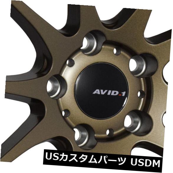 海外輸入ホイール 18x8.5ブロンズホイールAVID1 AV21 AV-21 5x114.3 35（4個セット） 18x8.5 Bronze Wheels AVID1 AV21 AV-21 5x114.3 35 (Set of 4) 【並行輸入品】
