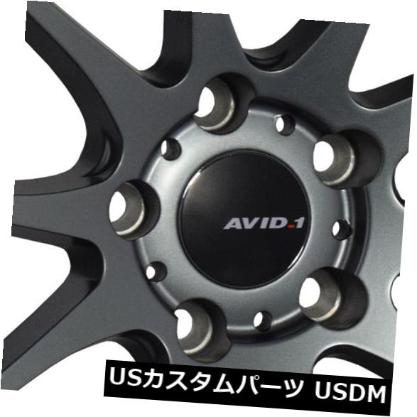 海外輸入ホイール 18x9.5 GunMetal Wheels AVID1 AV21 AV-21 5x114.3 38（4個セット） 18x9.5 GunMetal Wheels AVID1 AV21 AV-21 5x114.3 38 (Set of 4) 【並行輸入品】