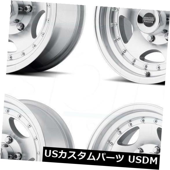 海外輸入ホイール 16x7 / 16x8マシンホイールAmerican Racing AR23 8x6.5 / 8x165.1 -6/0(4個セット) 16x7/16x8 Machine Wheels American Racing AR23 8x6.5/8x165.1 -6/0 (Set of 4) 【並行輸入品】