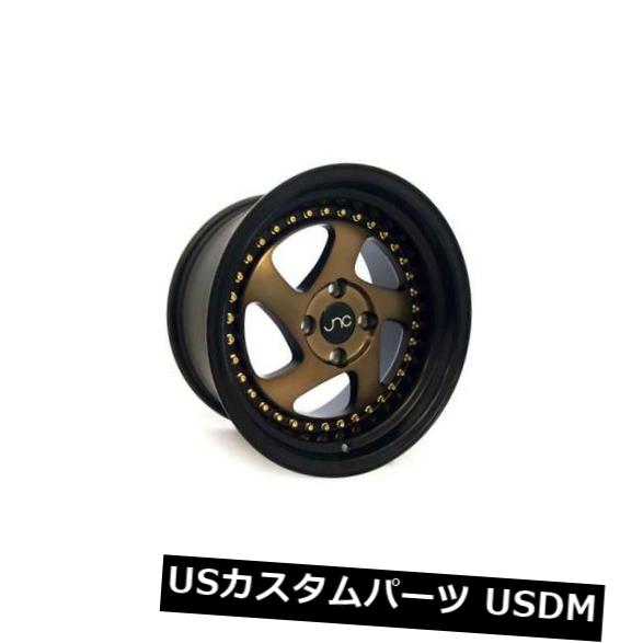 海外輸入ホイール 18x9.5マットブロンズブラックリップ。 ホイールJNC 034 JNC034 5x114.3 30（4個セット） 18x9.5 Matte Bronze Black Lip. Wheels JNC 034 JNC034 5x114.3 30 (Set of 4) 【並行輸入品】