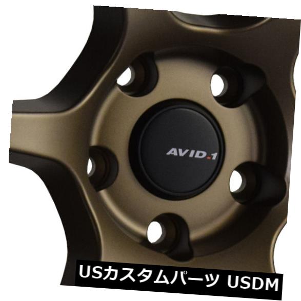 海外輸入ホイール 18x9.5ブロンズホイールAVID1 AV26 5x100 38（4個セット） 18x9.5 Bronze Wheels AVID1 AV26 5x100 38 (Set of 4) 【並行輸入品】｜カスタムパーツ WORLD倉庫