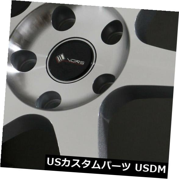 海外輸入ホイール 18x9.5シルバーホイールVors TR37 5x114.3 35（4個セット） 18x9.5 Silver Wheels Vors TR37 5x114.3 35 (Set of 4) 【並行輸入品】