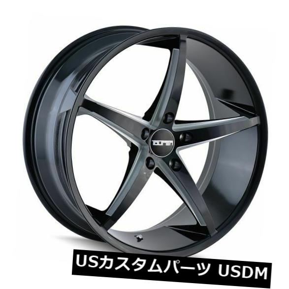 海外輸入ホイール 20x8.5ブラックミルドホイールトゥーレンTR70 5x115 35（4個セット） 20x8.5 Black Milled Wheels Touren TR70 5x115 35 (Set of 4) 【並行輸入品】