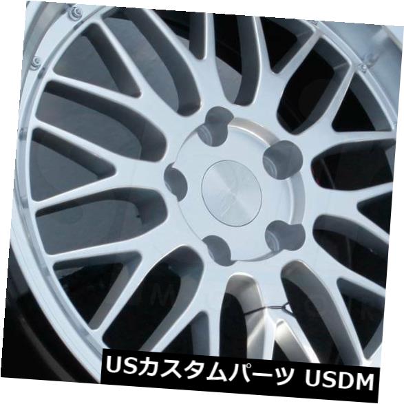 海外輸入ホイール 17x8.5 Hyper Silver Wheels ESR SR05 SR5 5x114.3 30（4個セット） 17x8.5 Hyper Silver Wheels ESR SR05 SR5 5x114.3 30 (Set of 4) 【並行輸入品】