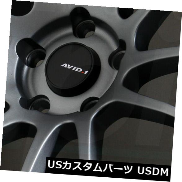海外輸入ホイール 18x8.5 / 18x9.5ガンメタルホイールAVID1 AV20 AV-20 5x114.3 33/38（4個セット） 18x8.5/18x9.5 Gun Metal Wheels AVID1 AV20 AV-20 5x114.3 33/38 (Set of 4) 【並行輸入品】｜カスタムパーツ WORLD倉庫