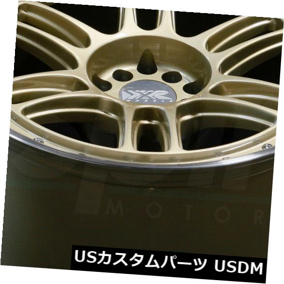 海外輸入ホイール 18x10ゴールドMLホイールXXR 552 5x100 / 5x114.3 21(4個セット) 18x10 Gold ML Wheels XXR 552 5x100/5x114.3 21 (Set of 4) 【並行輸入品】|カスタムパーツ WORLD倉庫