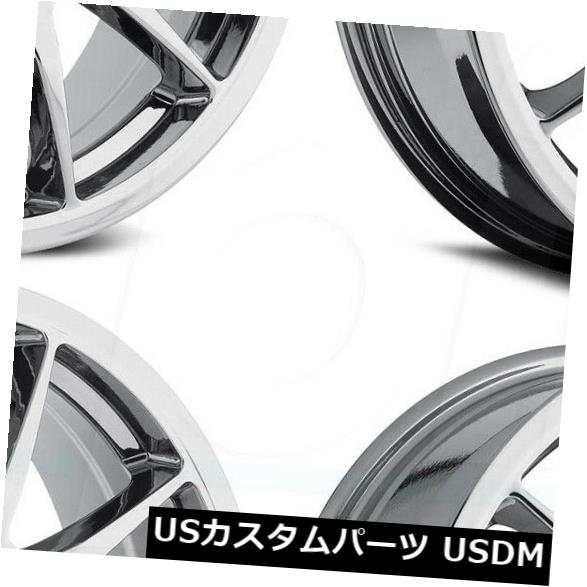 海外輸入ホイール 16x7 Chrome Wheels Vision 425 Bane 5x114.3 / 5x5 38（4個セット） 16x7 Chrome Wheels Vision 425 Bane 5x114.3/5x5 38 (Set of 4) 【並行輸入品】