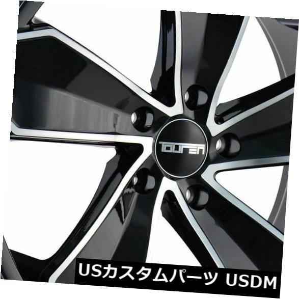 海外輸入ホイール 20x10グロスブラック機械加工ホイールTouren TR71 5x112 40（4個セット） 20x10 Gloss Black Machined Wheels Touren TR71 5x112 40 (Set of 4) 【並行輸入品】｜カスタムパーツ WORLD倉庫