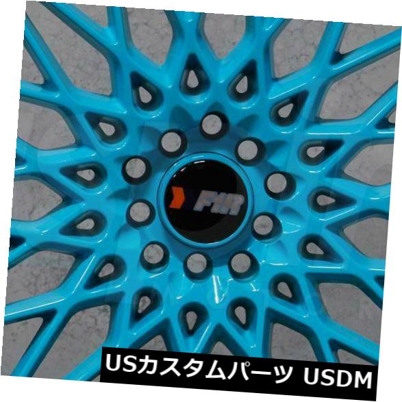 海外輸入ホイール 18x10.5ティールホイールF1R F23 5x100 / 5x114.3 20（4個セット） 18x10.5 Teal Wheels F1R F23 5x100/5x114.3 20 (Set of 4) 【並行輸入品】