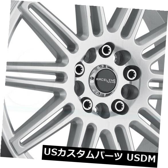 海外輸入ホイール 17x7.5シルバーホイールRaceline 143S Cobalt 5x112 / 5x120 40（4個セット） 17x7.5 Silver Wheels Raceline 143S Cobalt 5x112/5x120 40 (Set of 4) 【並行輸入品】｜カスタムパーツ WORLD倉庫 181,060円