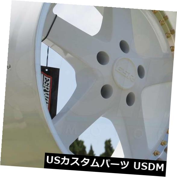 海外輸入ホイール 18x9.5ホワイトホイールESR SR04 SR4 5x114.3 35（4個セット） 18x9.5 White Wheels ESR SR04 SR4 5x114.3 35 (Set of 4) 【並行輸入品】 220,110円