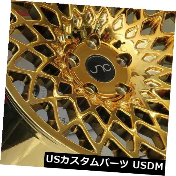 海外輸入ホイール 18x8.5プラチナゴールドホイールJNC 043 JNC043 5x114.3 35(4個セット) 18x8.5 Platinum Gold Wheels JNC 043 JNC043 5x114.3 35 (Set of 4) 【並行輸入品】|カスタムパーツ WORLD倉庫