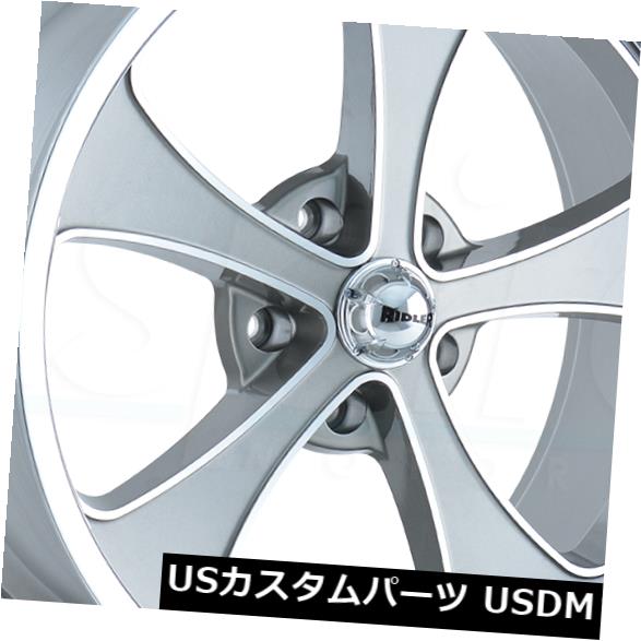 海外輸入ホイール 20x8.5 / 20x10 Gunmetal Wheels Ridler 645 5x5 / 5x127 0/0（4個セット） 20x8.5/20x10 Gunmetal Wheels Ridler 645 5x5/5x127 0/0 (Set of 4) 【並行輸入品】 232,100円