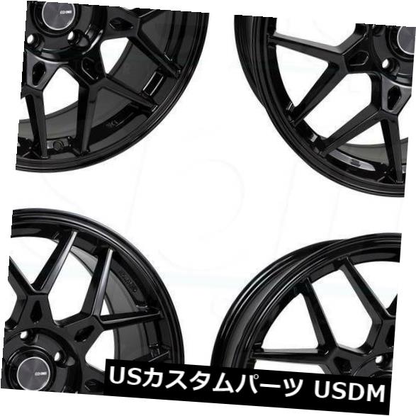 海外輸入ホイール 17x7.5グロスブラックホイールEnkei Pdc 5x114.3 40（4個セット） 17x7.5 Gloss Black Wheels Enkei Pdc 5x114.3 40 (Set of 4) 【並行輸入品】