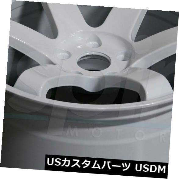 海外輸入ホイール 19x9.5ホワイトホイールJNC 014 JNC014 5x114.3 25（4個セット） 19x9.5 White Wheels JNC 014 JNC014 5x114.3 25 (Set of 4) 【並行輸入品】