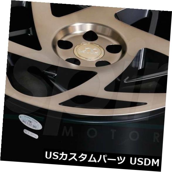 海外輸入ホイール 19x8.5マットブラックブロンズフェイスホイールJNC 047 JNC047 5x114.3 35(4個セット) 19x8.5 Matte Black Bronze Face Wheels JNC 047 JNC047 5x114.3 35 (Set of 4) 【並行輸入品】|カスタムパーツ WORLD倉庫