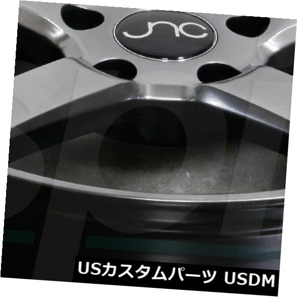 海外輸入ホイール 20x8.5ハイパーブラックホイールJNC 026 JNC026 5x120 35（4個セット） 20x8.5 Hyper Black Wheels JNC 026 JNC026 5x120 35 (Set of 4) 【並行輸入品】