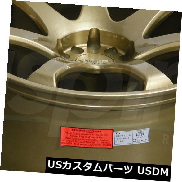 海外輸入ホイール 15x8ゴールドホイールXXR 551 4x100 / 4x114.3 21(4個セット) 15x8 Gold Wheels XXR 551 4x100/4x114.3 21 (Set of 4) 【並行輸入品】|カスタムパーツ WORLD倉庫