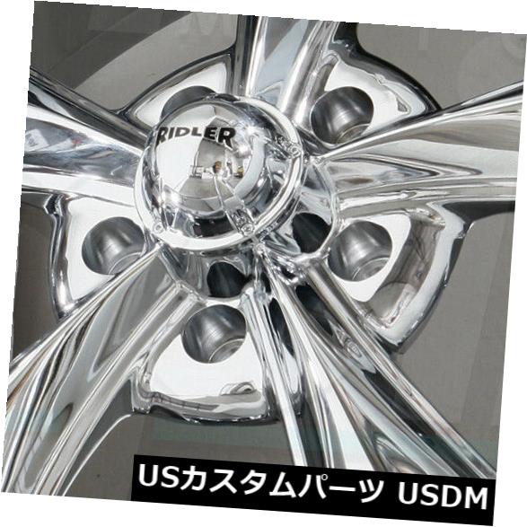 海外輸入ホイール 17x7 / 17x8 Chrome Wheels Ridler 695 5x114.3 0/0(4個セット) 17x7/17x8 Chrome Wheels Ridler 695 5x114.3 0/0 (Set of 4) 【並行輸入品】|カスタムパーツ WORLD倉庫