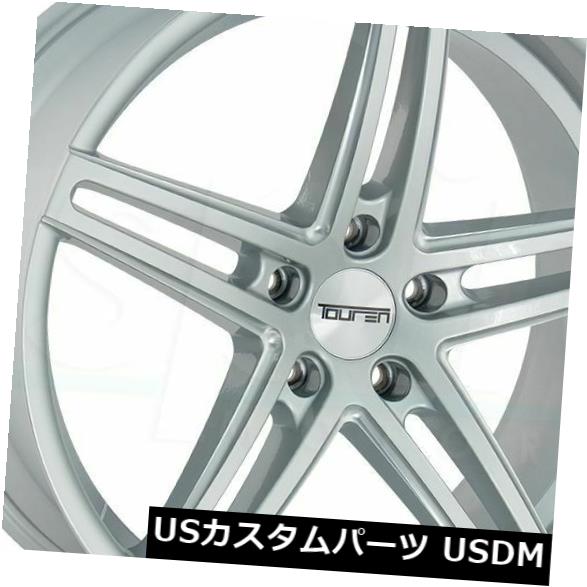 海外輸入ホイール 海外輸入ホイール x8 5グロスシルバーミルドホイールトゥーレンtr73 Silver 5x112 30 4個セット x8 5 Of ホイール Gloss タイヤ ホイール かわいい新作の Silver Milled Wheels Touren Tr73 5x112 30 Set Of 4 World倉庫店車用品 バイク用品