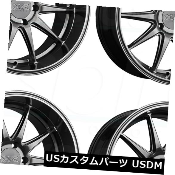 海外輸入ホイール 20x9 / 20x10.5クロムブラックホイールXXR 527D 5x114.3 20/20（4個セット） 20x9/20x10.5 Chromium Black Wheels XXR 527D 5x114.3 20/20 (Set of 4) 【並行輸入品】