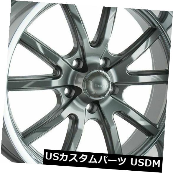 海外輸入ホイール 15x7 / 15x8 Gunmetal Wheels Ridler 650 5x4.75 / 5x120.6 5 0/0（4個セット） 15x7/15x8 Gunmetal Wheels Ridler 650 5x4.75/5x120.65 0/0 (Set of 4) 【並行輸入品】