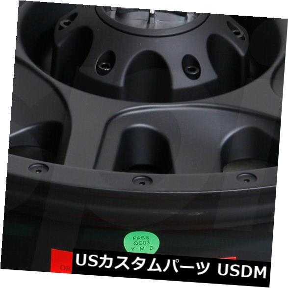 海外輸入ホイール 20x9サテンブラックホイールVision 419 Split 8x180 12（4個セット） 20x9 Satin Black Wheels Vision 419 Split 8x180 12 (Set of 4) 【並行輸入品】