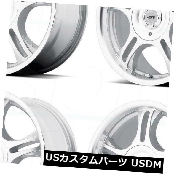 海外輸入ホイール 15x7マシンホイールAmerican Racing AR95 Estrella 4x100 / 4x114.3 / 4x4.5 35（セット 15x7 Machine Wheels American Racing AR95 Estrella 4x100/4x114.3/4x4.5 35 (Set of 【並行輸入品】