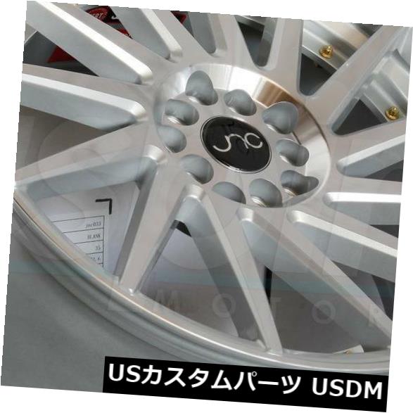 海外輸入ホイール 19x9.5シルバーマシンの顔。 ホイールJNC 051 JNC051 5x100 / 5x114.3 30(4個セット) 19x9.5 Silver Machine Face. Wheels JNC 051 JNC051 5x100/5x114.3 30 (Set of 4) 【並行輸入品】