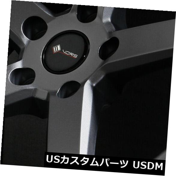 海外輸入ホイール 18x8.5ガンメタルホイールVors TR5 5x115 35（4個セット） 18x8.5 Gun Metal Wheels Vors TR5 5x115 35 (Set of 4) 【並行輸入品】｜カスタムパーツ WORLD倉庫 193,820円