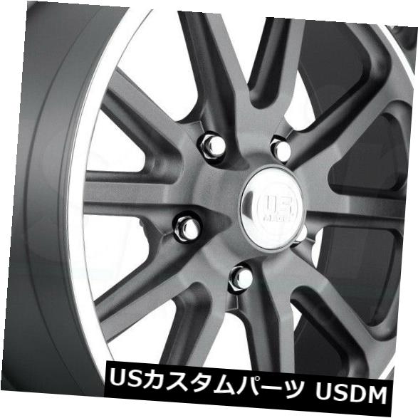 海外輸入ホイール 15x7 / 15x8 GunMetal Wheels US Mags Rambler U111 5x4.75 / 5x120.6 5 1/1（4個セット） 15x7/15x8 GunMetal Wheels US Mags Rambler U111 5x4.75/5x120.65 1/1 (Set of 4) 【並行輸入品】 188,210円