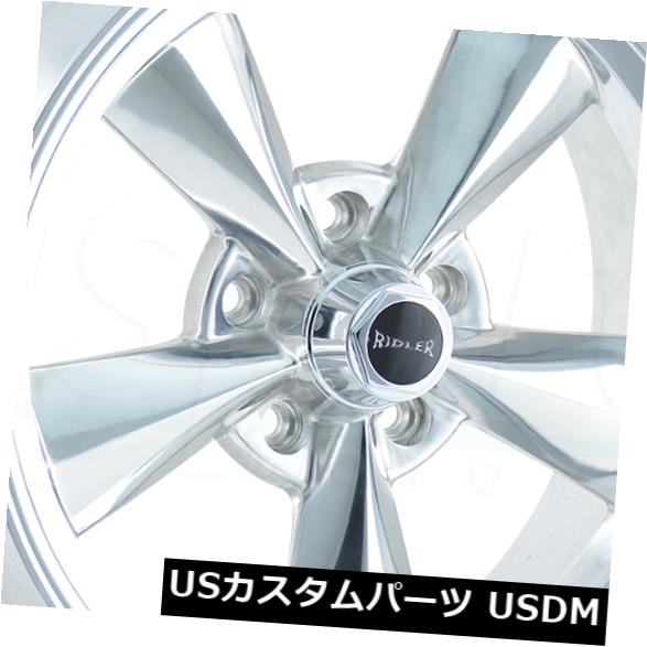 海外輸入ホイール 15x7ポリッシュドホイールリドラー675 5x4.75 / 5x120.6 5 0(4個セット) 15x7 Polished Wheels Ridler 675 5x4.75/5x120.65 0 (Set of 4) 【並行輸入品】|カスタムパーツ WORLD倉庫