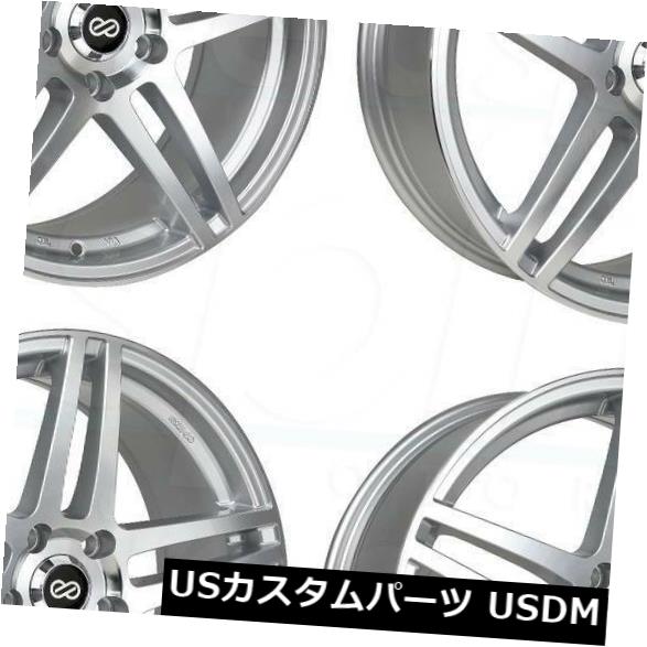 海外輸入ホイール 17x7.5シルバー加工ホイールEnkei RSF5 5x105 38(4個セット) 17x7.5 Silver Machined Wheels Enkei RSF5 5x105 38 (Set of 4) 【並行輸入品】|カスタムパーツ WORLD倉庫