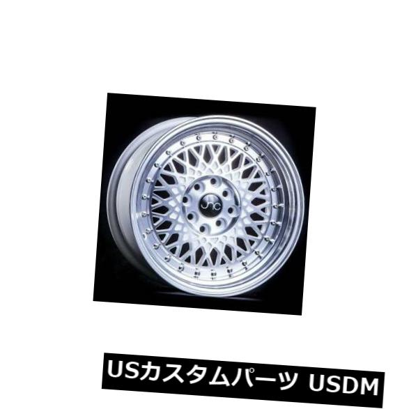 海外輸入ホイール 15x8ホワイトマシンフェイスホイールJNC 031 JNC031 4x100 / 4x114.3 20（4個セット） 15x8 White Machine Face Wheels JNC 031 JNC031 4x100/4x114.3 20 (Set of 4) 【並行輸入品】