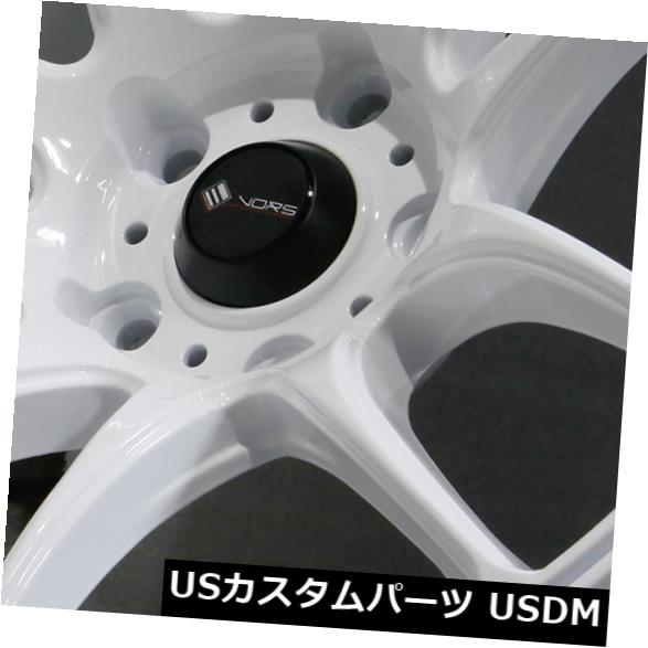 海外輸入ホイール 17x8 / 17x9ホワイトホイールVors TR4 5x112 35/30(4個セット) 17x8/17x9 White Wheels Vors TR4 5x112 35/30 (Set of 4) 【並行輸入品】|カスタムパーツ WORLD倉庫