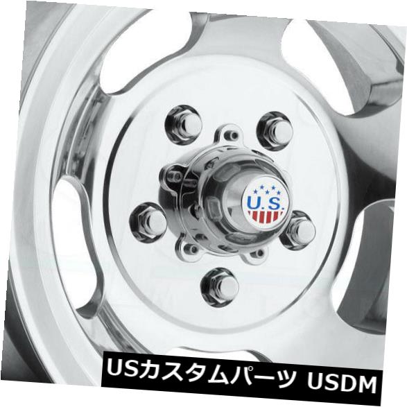 海外輸入ホイール 15x8ポリッシュドホイールUS Mags Indy U101 5x4.75 / 5x120.6 5 -12(4個セット) 15x8 Polished Wheels US Mags Indy U101 5x4.75/5x120.65 -12 (Set of 4) 【並行輸入品】|カスタムパーツ WORLD倉庫