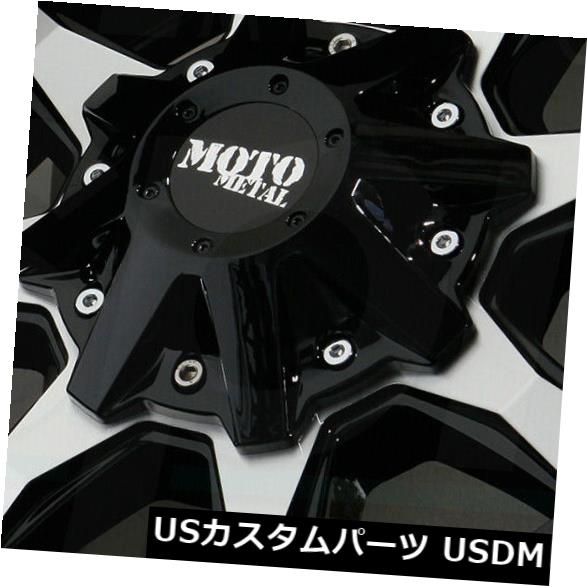 海外輸入ホイール 17x8ブラックマシンホイールMoto Metal MO970 8x6.5 / 8x165.1 0（4個セット） 17x8 Black Machine Wheels Moto Metal MO970 8x6.5/8x165.1 0 (Set of 4) 【並行輸入品】