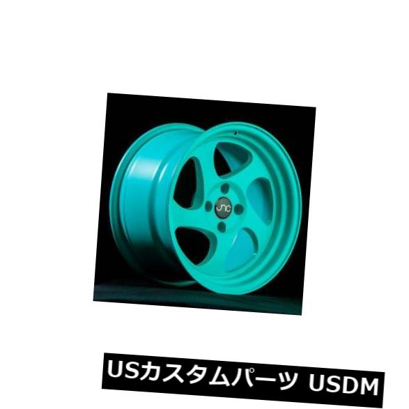 海外輸入ホイール 17x8マットティファニーブルーホイールJNC 034 JNC034 5x114.3 30（4個セット） 17x8 Matte Tiffany Blue Wheels JNC 034 JNC034 5x114.3 30 (Set of 4) 【並行輸入品】