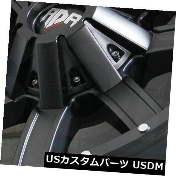 海外輸入ホイール 20x10ブラックホイールRDR RD01 RD1 6x135 / 6x5.5 -24（4個セット） 20x10 Black Wheels RDR RD01 RD1 6x135/6x5.5 -24 (Set of 4) 【並行輸入品】