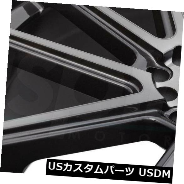 海外輸入ホイール 18x9.5マシンガンメタルホイールF1R F27 5x114.3 / 5x120 38（4個セット） 18x9.5 Machine Gunmetal Wheels F1R F27 5x114.3/5x120 38 (Set of 4) 【並行輸入品】｜カスタムパーツ WORLD倉庫