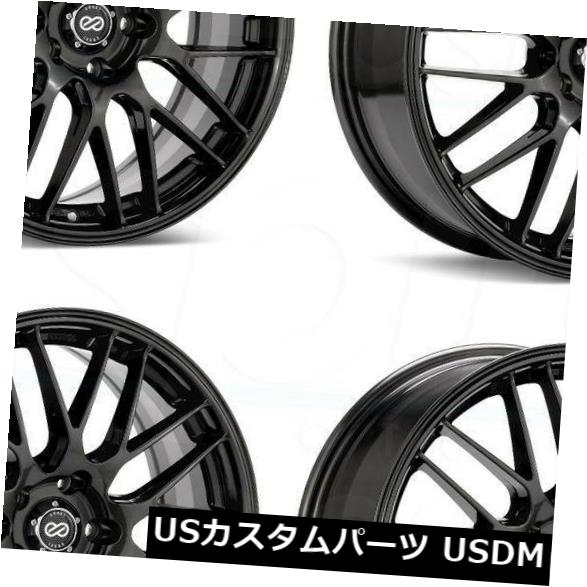 海外輸入ホイール 17x7ガンメタルペイントホイールエンケイEKM3 5x114.3 45（4個セット） 17x7 Gunmetal Paint Wheels Enkei EKM3 5x114.3 45 (Set of 4) 【並行輸入品】