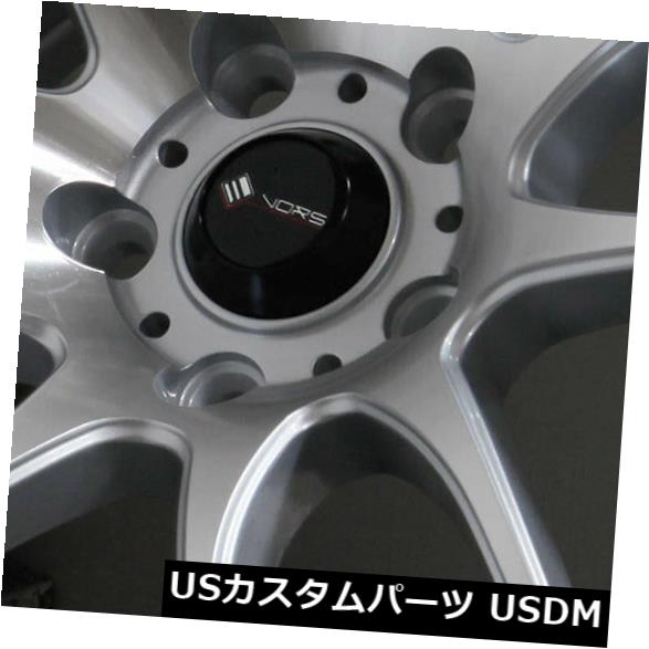 海外輸入ホイール 17x8シルバー加工ホイールVors TR4 5x112 35(4個セット) 17x8 Silver Machined Wheels Vors TR4 5x112 35 (Set of 4) 【並行輸入品】|カスタムパーツ WORLD倉庫